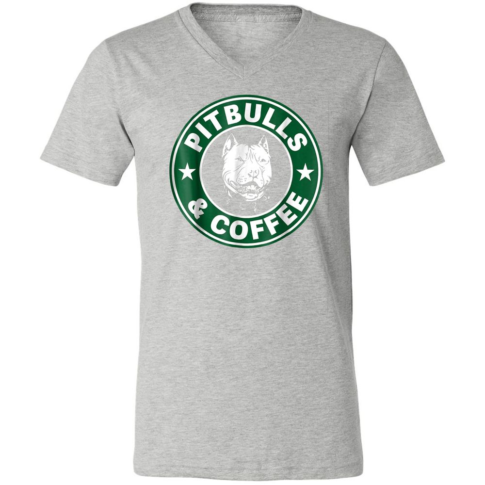 Unisex V-Neck T-Shirt - 1EYWJ7N8 - Athletic Heather - 7