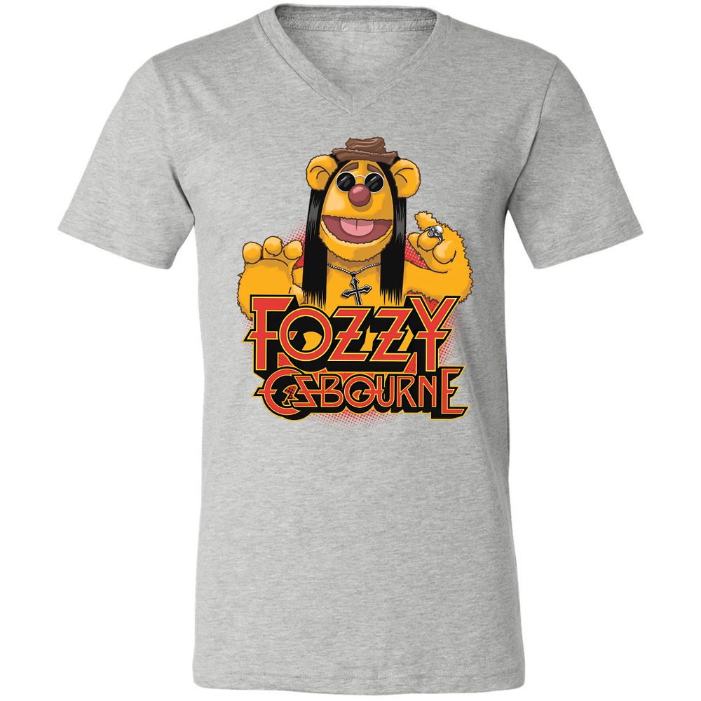 Unisex V-Neck T-Shirt - NV2FPBQC - Athletic Heather - 7