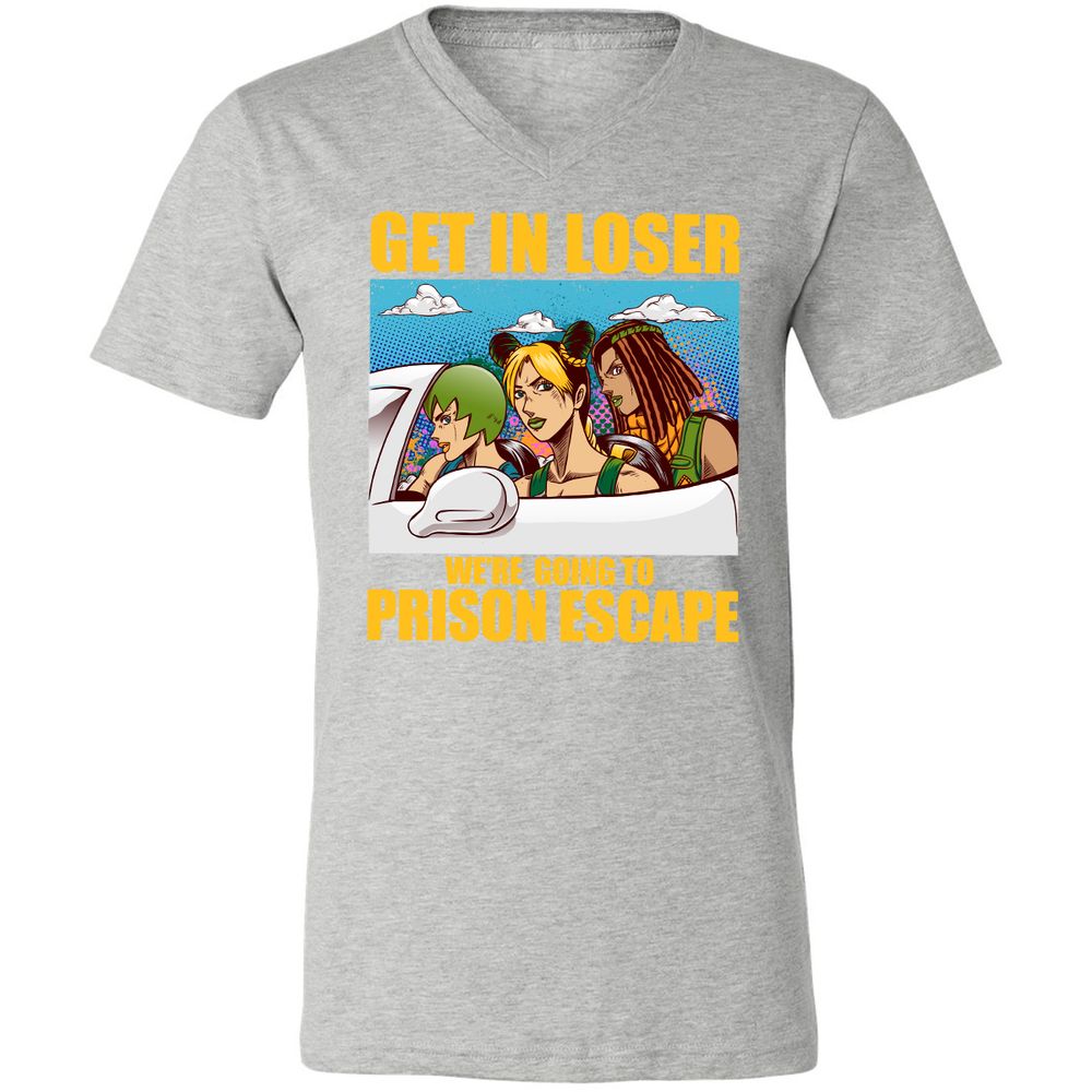 Unisex V-Neck T-Shirt - TQSQTHW4 - Athletic Heather - 7