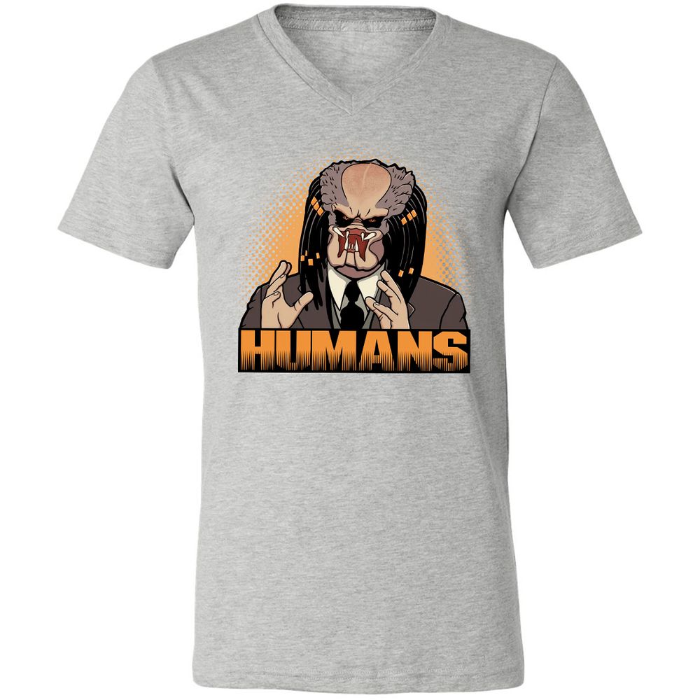Unisex V-Neck T-Shirt - 92YXQDNS - Athletic Heather - 7