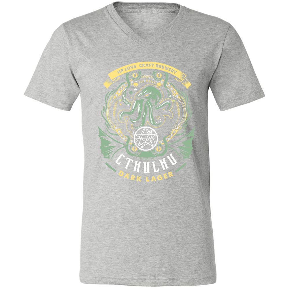Unisex V-Neck T-Shirt - WTNN8CLH - Athletic Heather - 7