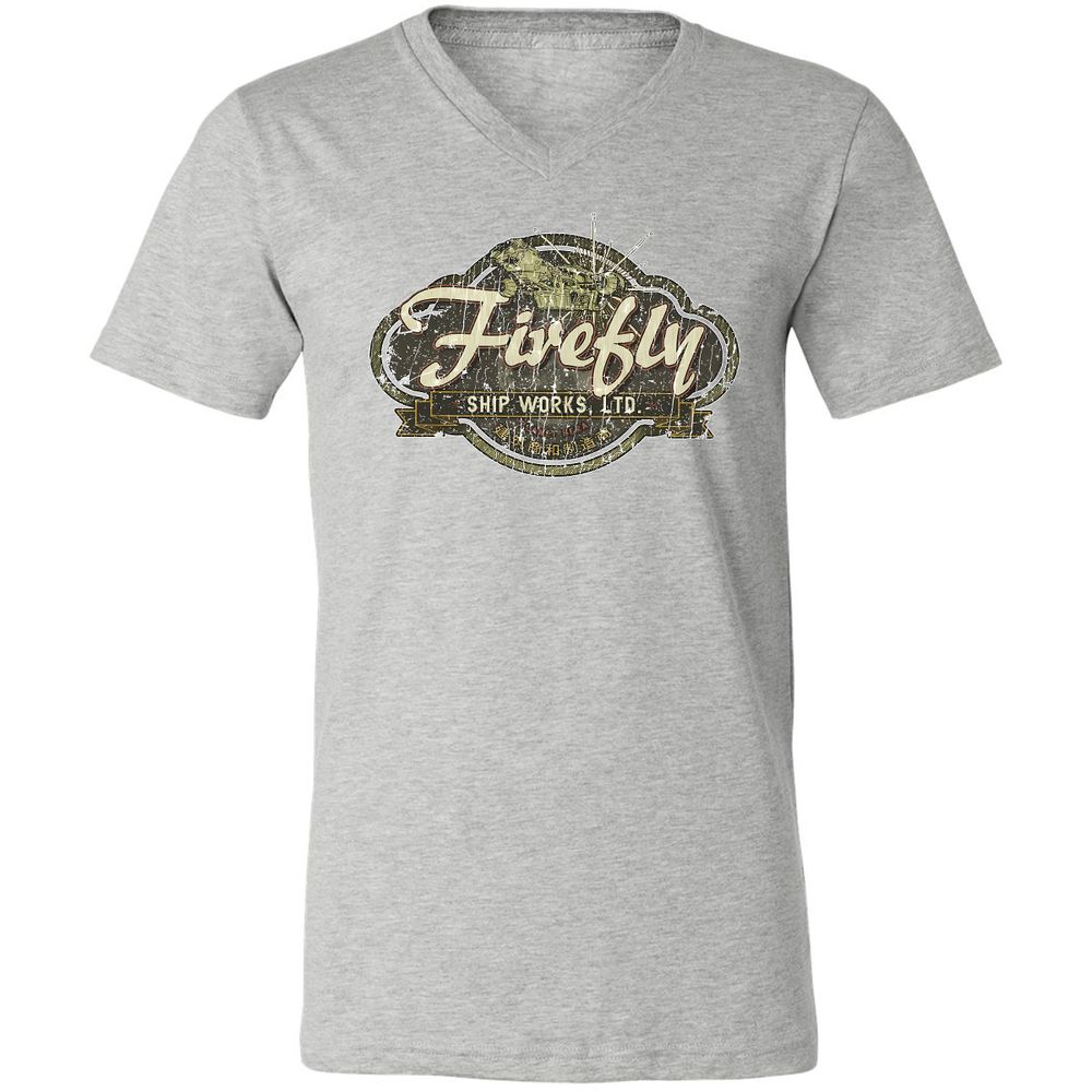 Unisex V-Neck T-Shirt - V816REAA - Athletic Heather - 7
