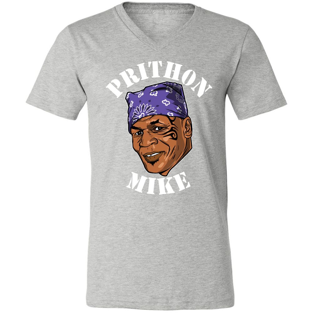 Unisex V-Neck T-Shirt - 8UF29GBM - Athletic Heather - 7