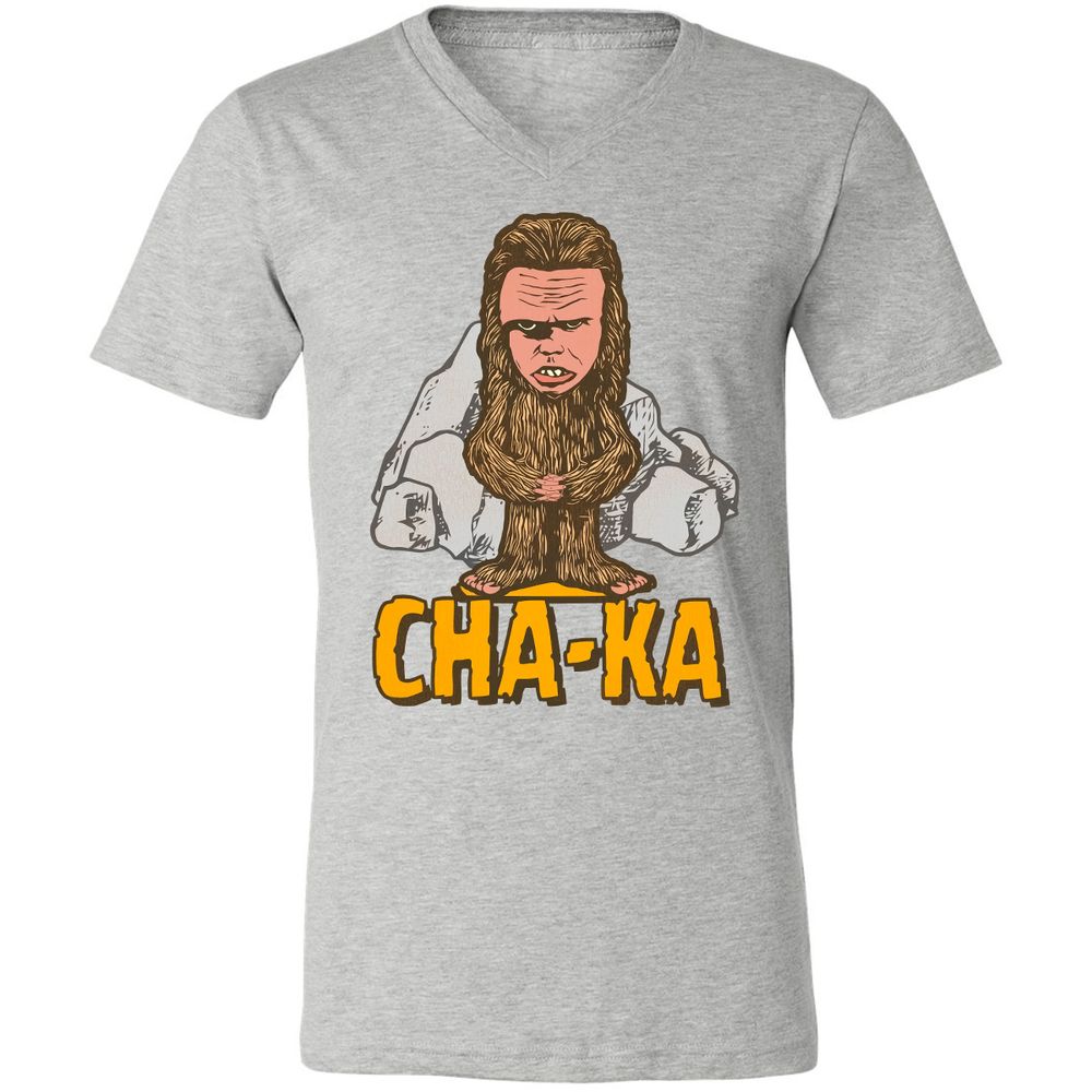 Unisex V-Neck T-Shirt - KBHDLYP8 - Athletic Heather - 7