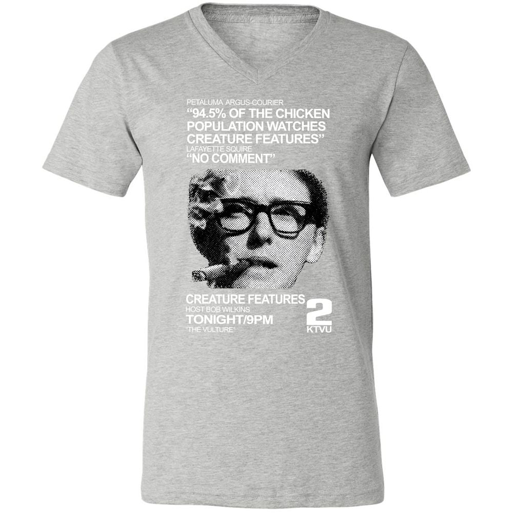 Unisex V-Neck T-Shirt - YNZ2LCQF - Athletic Heather - 7