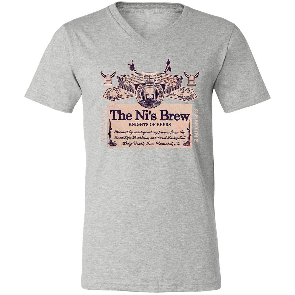 Unisex V-Neck T-Shirt - X33J8AM8 - Athletic Heather - 7