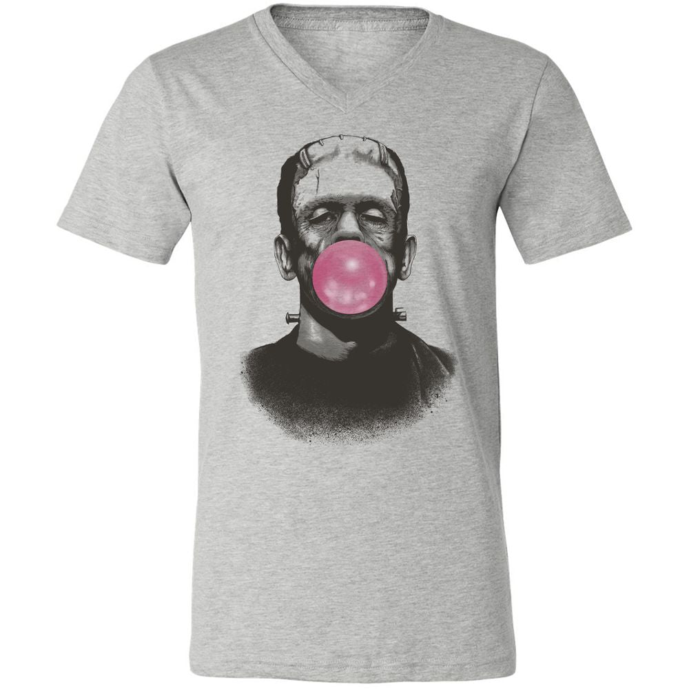 Unisex V-Neck T-Shirt - ZWQTD2RA - Athletic Heather - 7