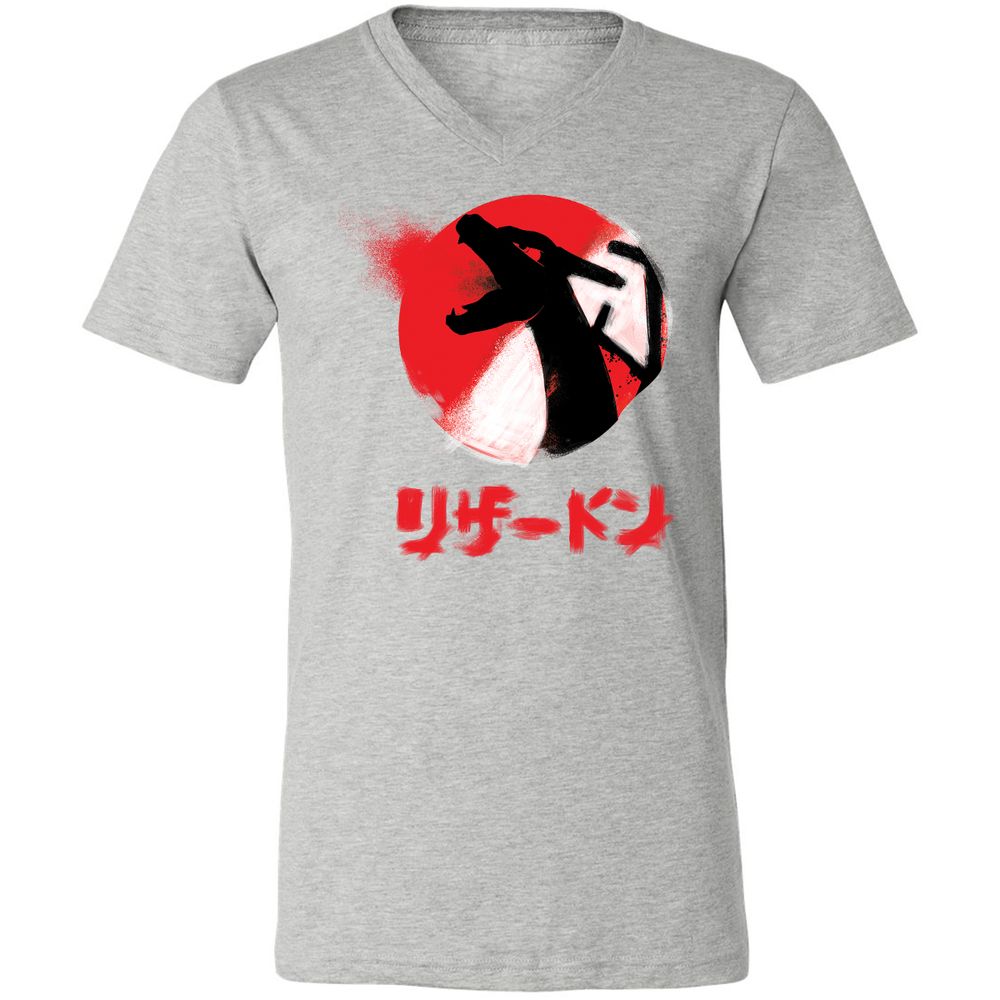 Unisex V-Neck T-Shirt - BWDK7NBD - Athletic Heather - 7