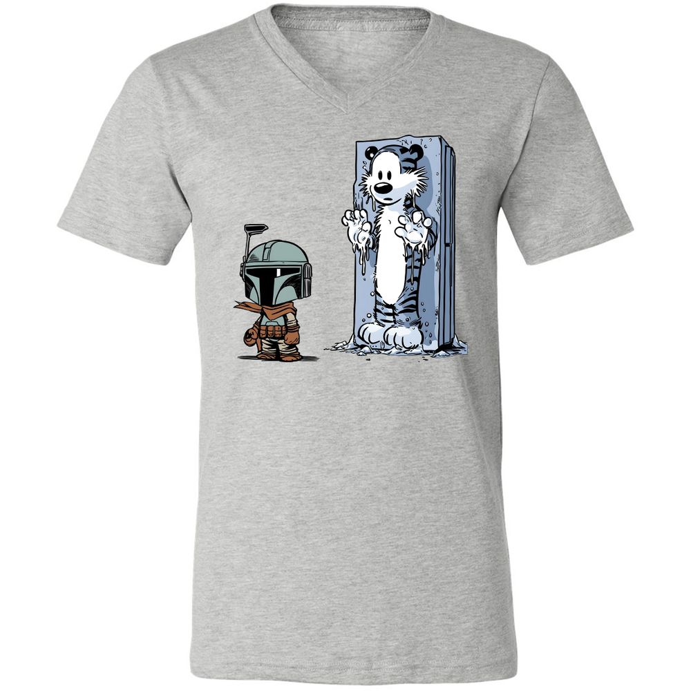 Unisex V-Neck T-Shirt - JN7RCT4G - Athletic Heather - 7