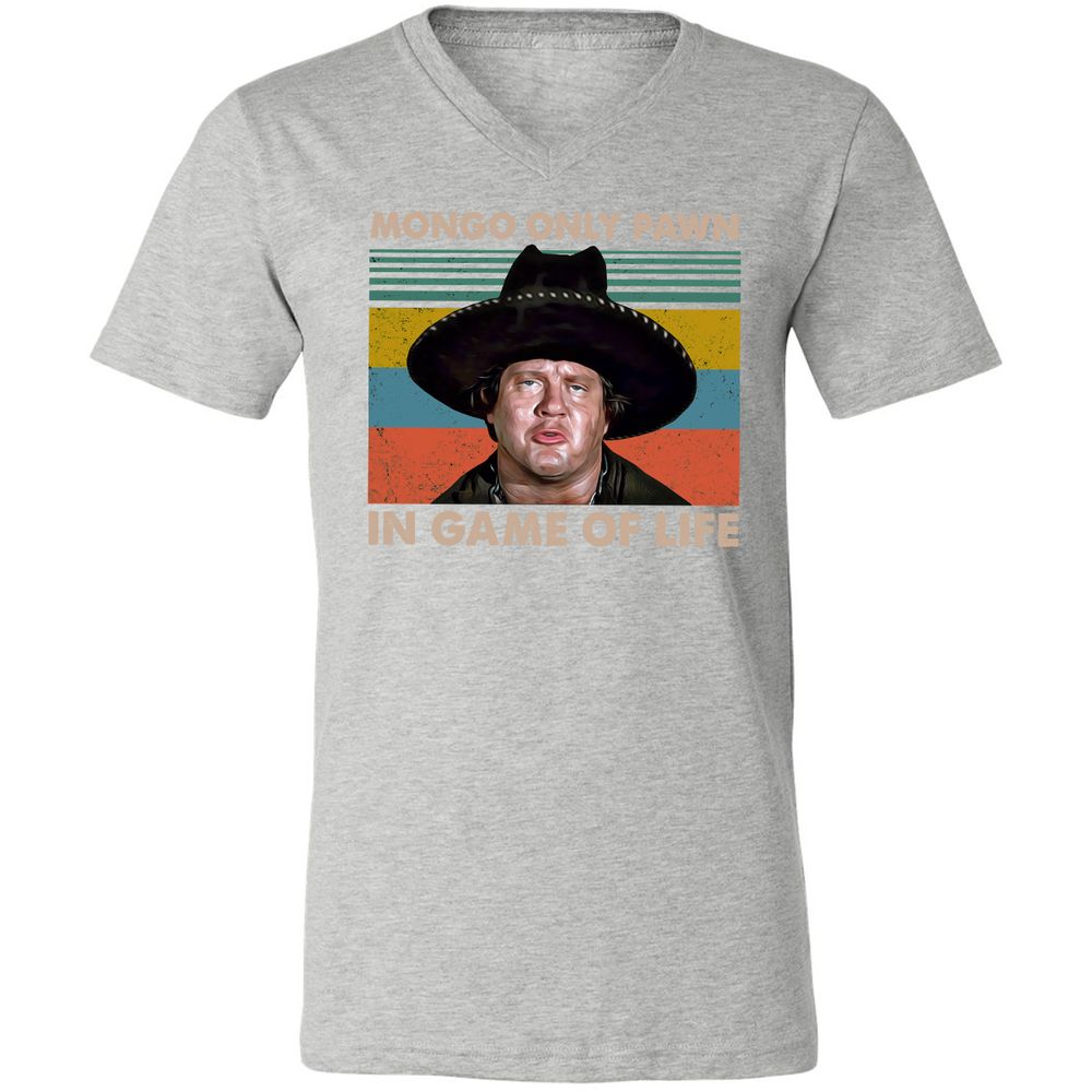 Unisex V-Neck T-Shirt - XGKPYEDG - Athletic Heather - 7