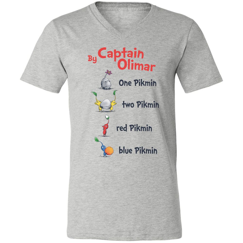 Unisex V-Neck T-Shirt - KH8FSEPL - Athletic Heather - 7