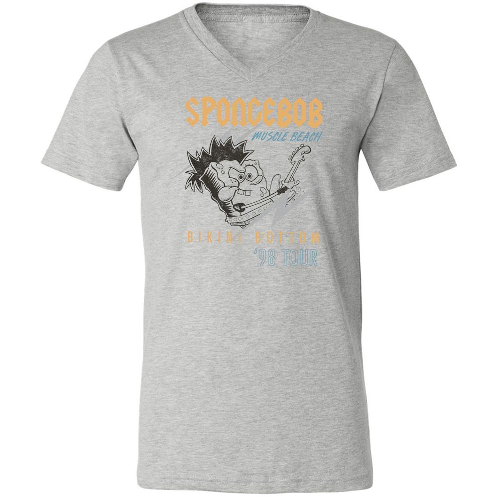 Unisex V-Neck T-Shirt - GYZG71T2 - Athletic Heather - 7