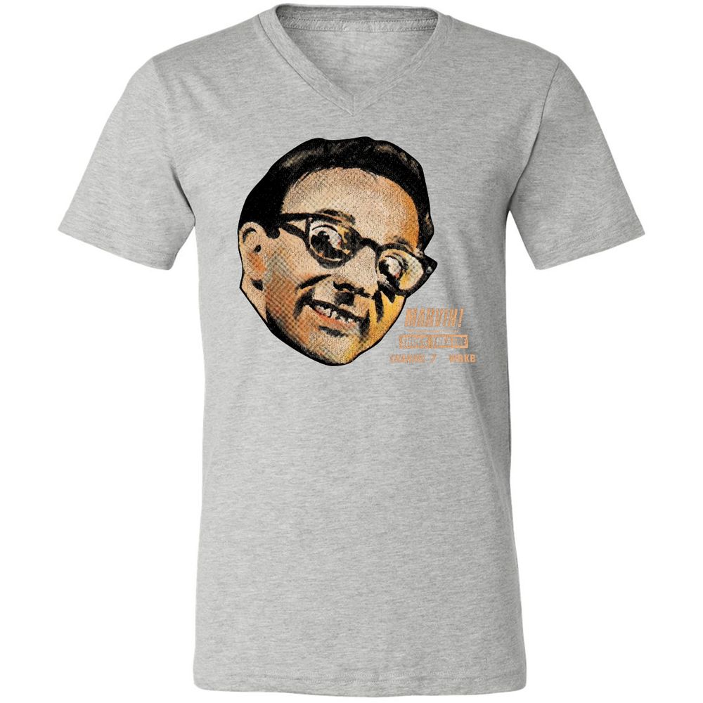 Unisex V-Neck T-Shirt - 1SDGPUSP - Athletic Heather - 7