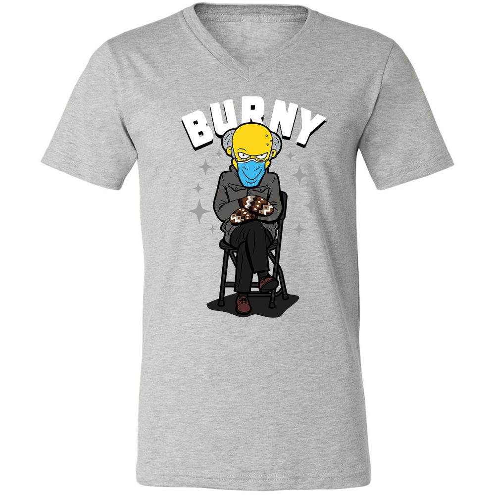 Unisex V-Neck T-Shirt - GCMK9PAW - Athletic Heather - 7