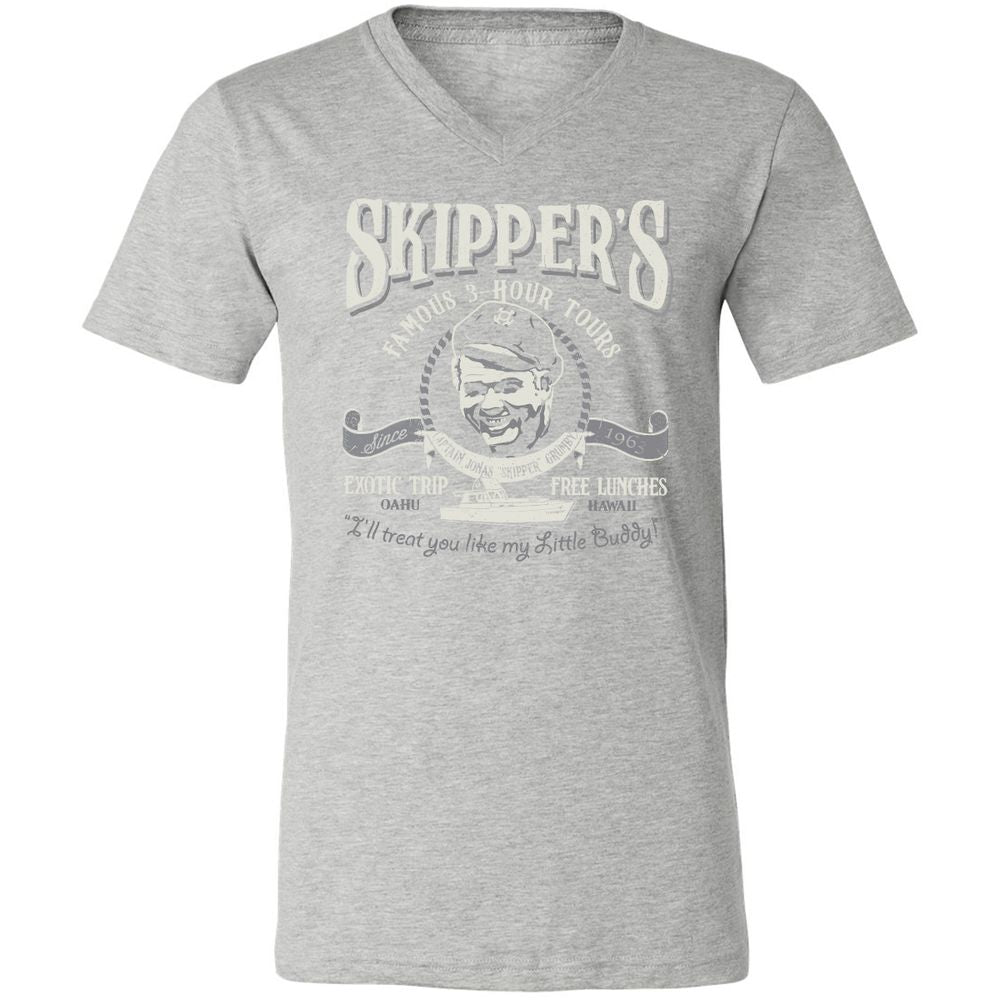 Unisex V-Neck T-Shirt - J5RN1BFE - Athletic Heather - 7