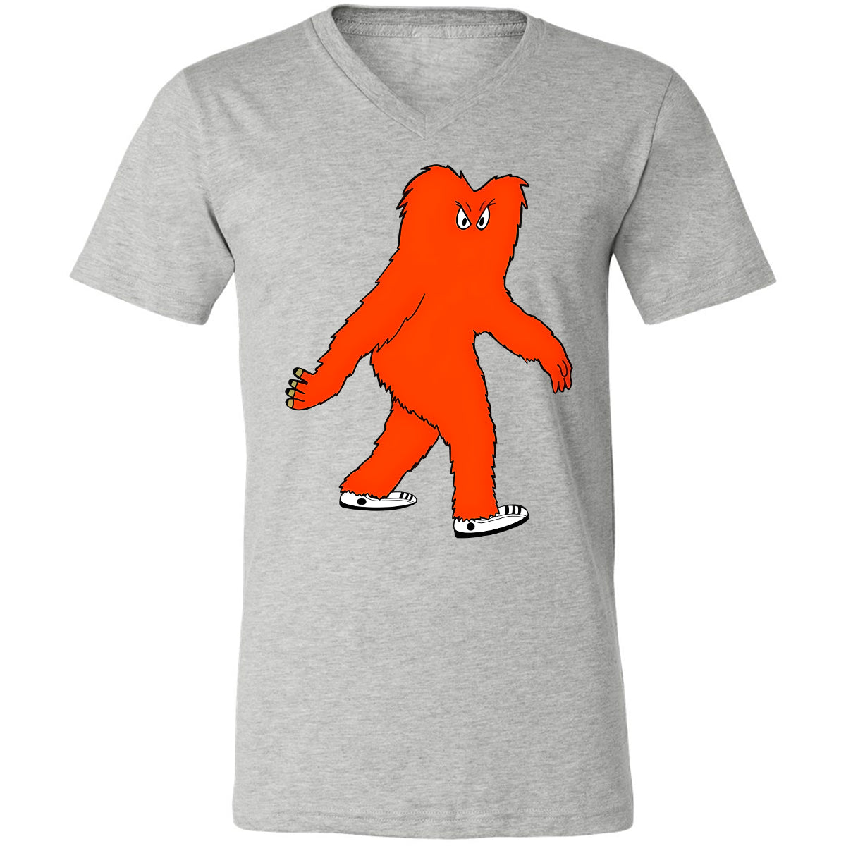 Unisex V-Neck T-Shirt - WXH8PKG7 - Athletic Heather - 7