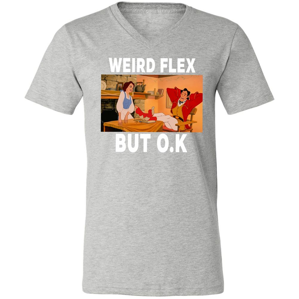 Unisex V-Neck T-Shirt - NL6KW4KF - Athletic Heather - 7