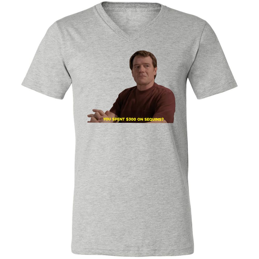 Unisex V-Neck T-Shirt - F7PXKVCJ - Athletic Heather - 7