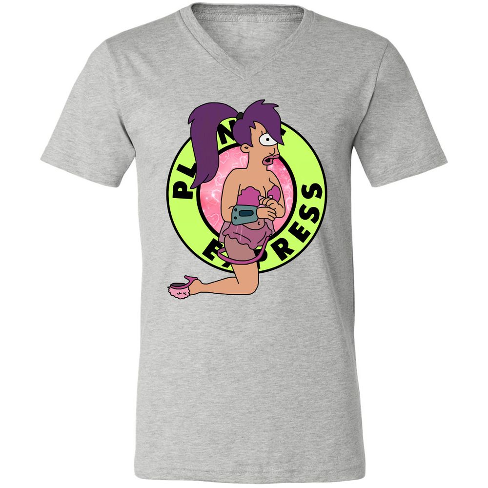 Unisex V-Neck T-Shirt - RVX3BEQ6 - Athletic Heather - 7