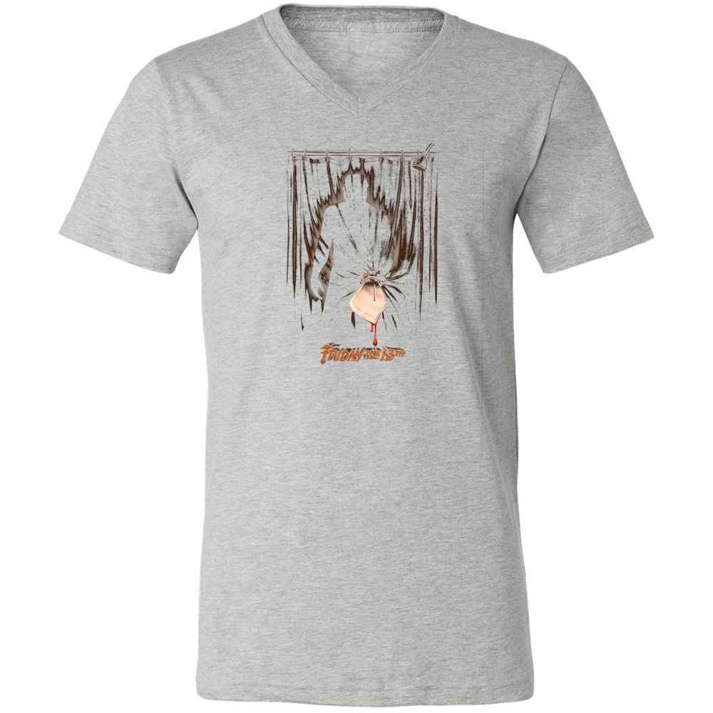 Unisex V-Neck T-Shirt - KF8ZYEAB - Athletic Heather - 7