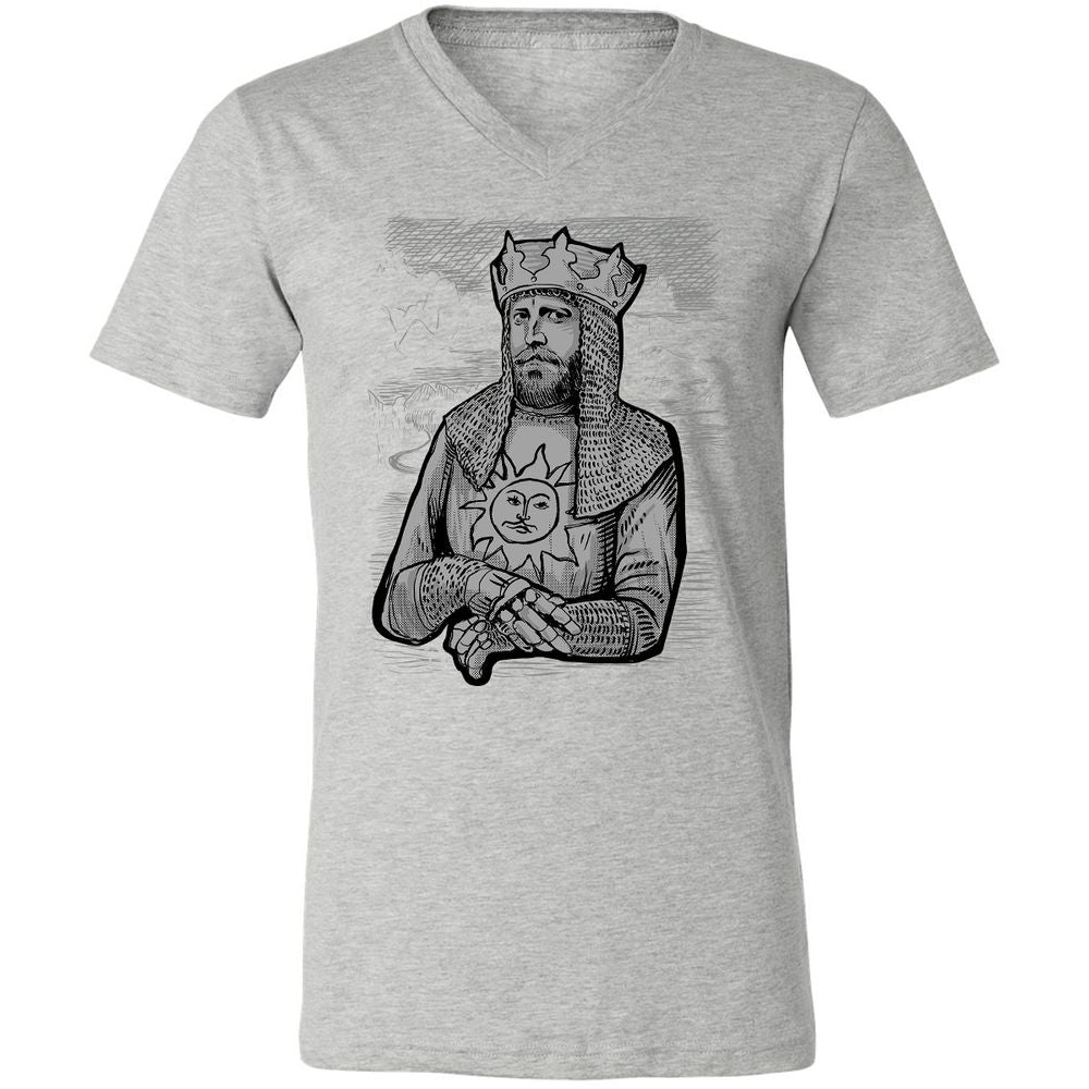 Unisex V-Neck T-Shirt - J46FX5JT - Athletic Heather - 7