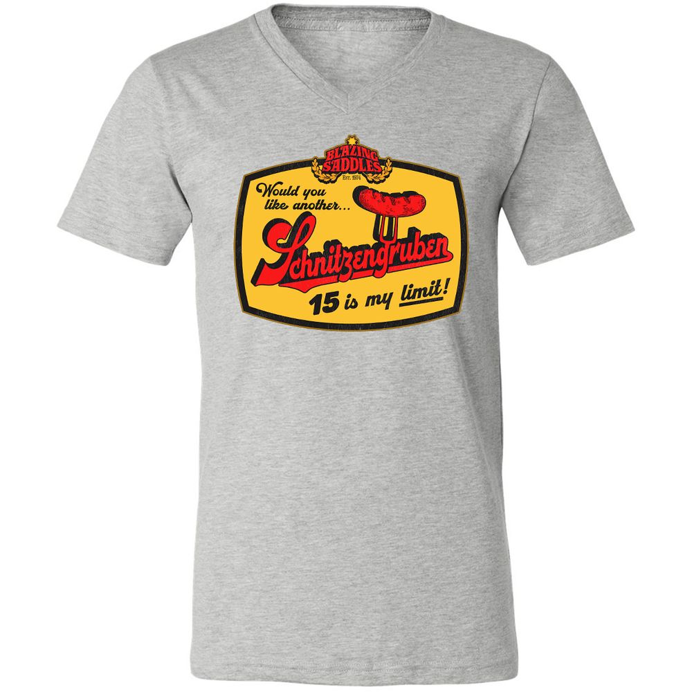 Unisex V-Neck T-Shirt - BSTA7B6U - Athletic Heather - 7