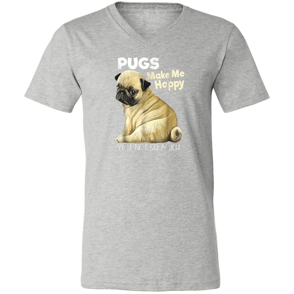 Unisex V-Neck T-Shirt - 23DFX8YW - Athletic Heather - 7
