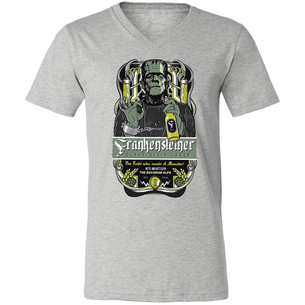 Frankenstein Beer - Athletic Heather - 7