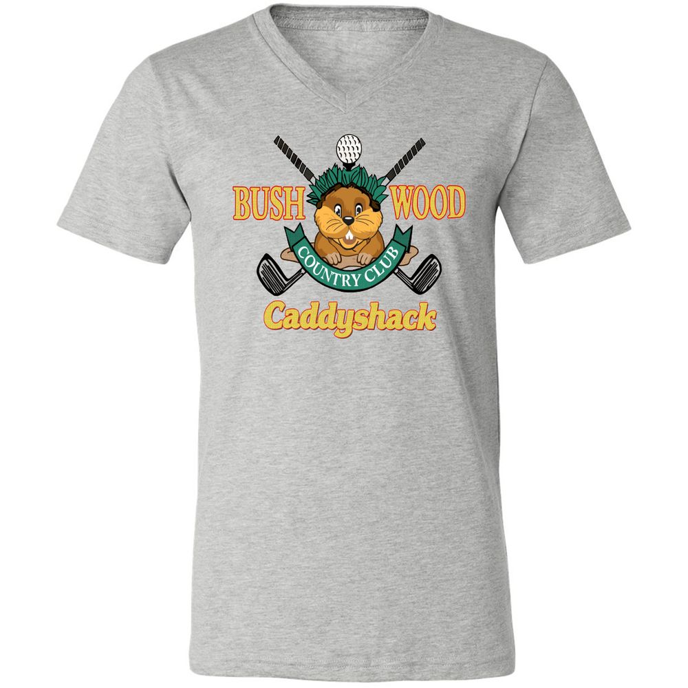 Unisex V-Neck T-Shirt - YEA5TUYM - Athletic Heather - 7