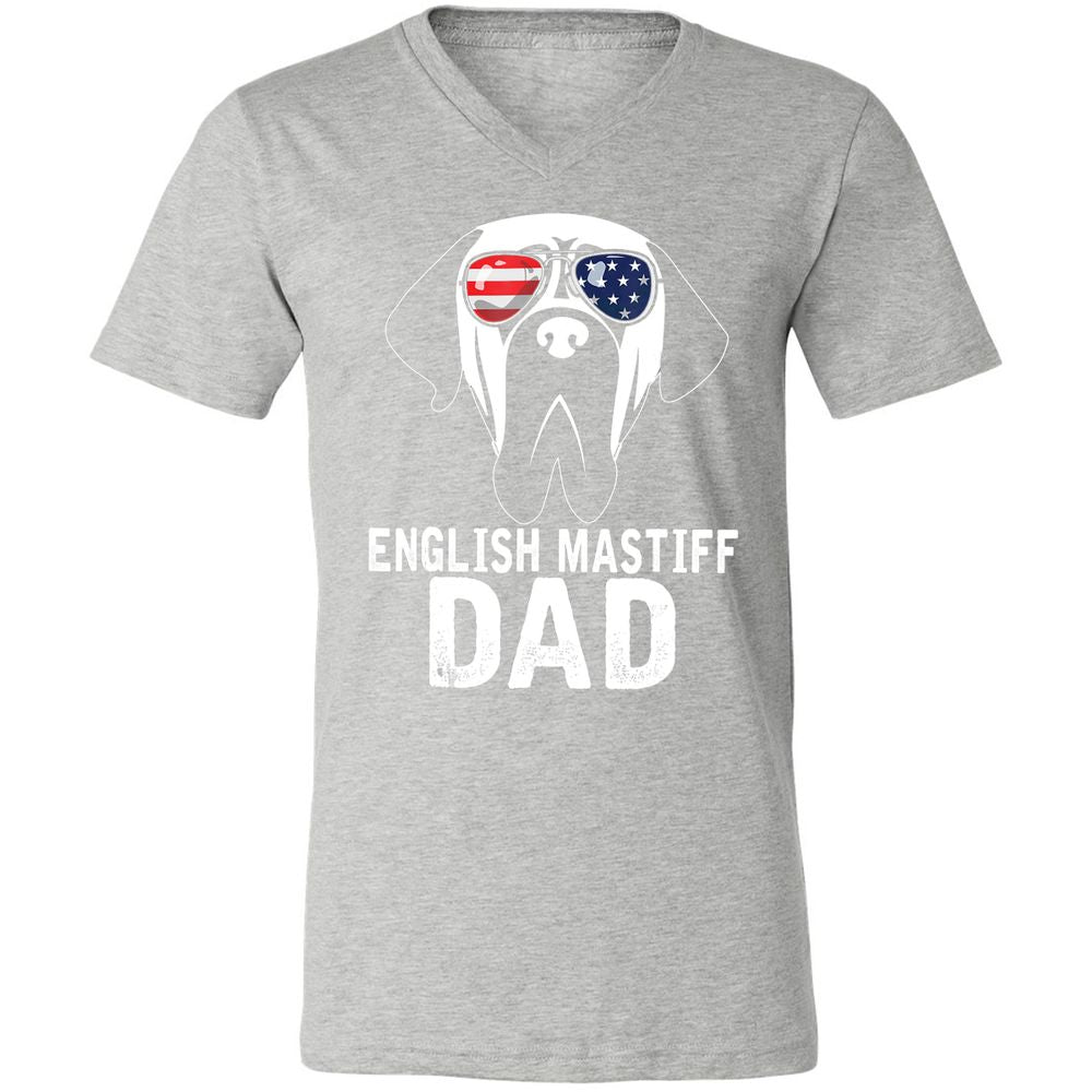 Unisex V-Neck T-Shirt - XVB9HGFF - Athletic Heather - 7
