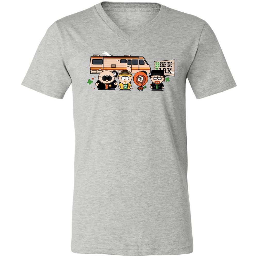 Unisex V-Neck T-Shirt - 83LKWJSC - Athletic Heather - 7