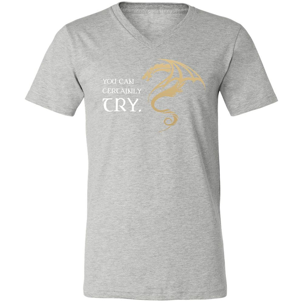 Unisex V-Neck T-Shirt - MXBFPMEJ - Athletic Heather - 7