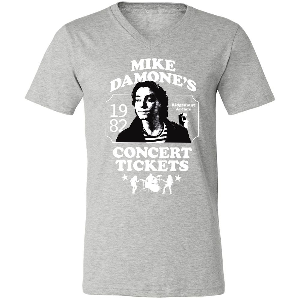 Unisex V-Neck T-Shirt - LCYUJBX9 - Athletic Heather - 7