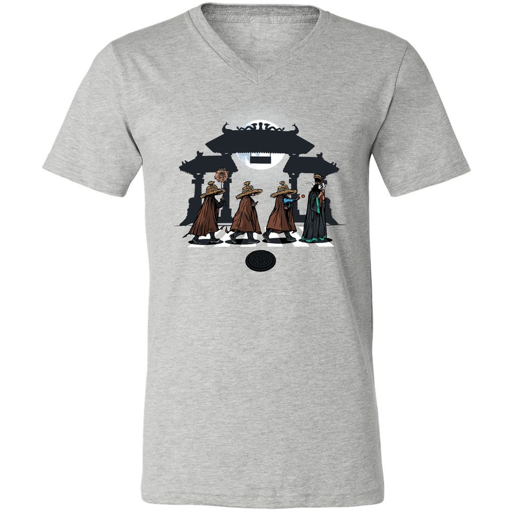 Unisex V-Neck T-Shirt - 912LZTRD - Athletic Heather - 7
