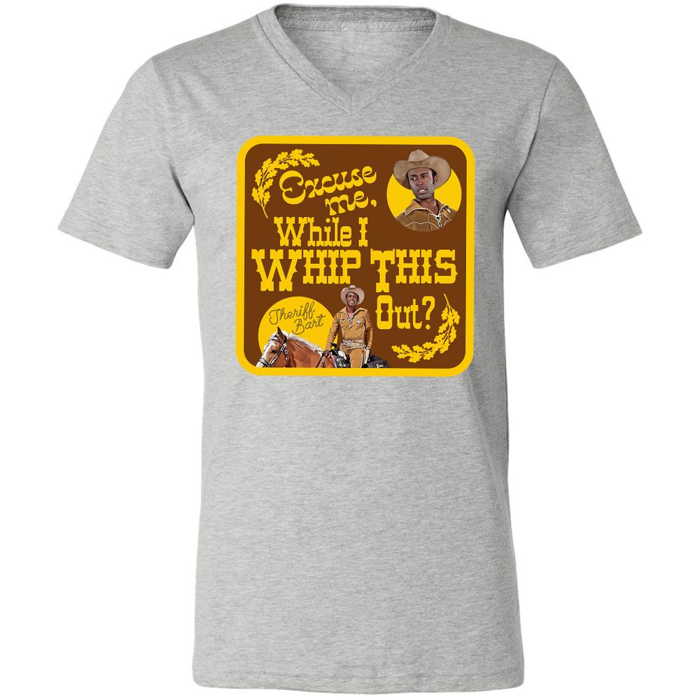 Unisex V-Neck T-Shirt - 3T2ERNYE - Athletic Heather - 7