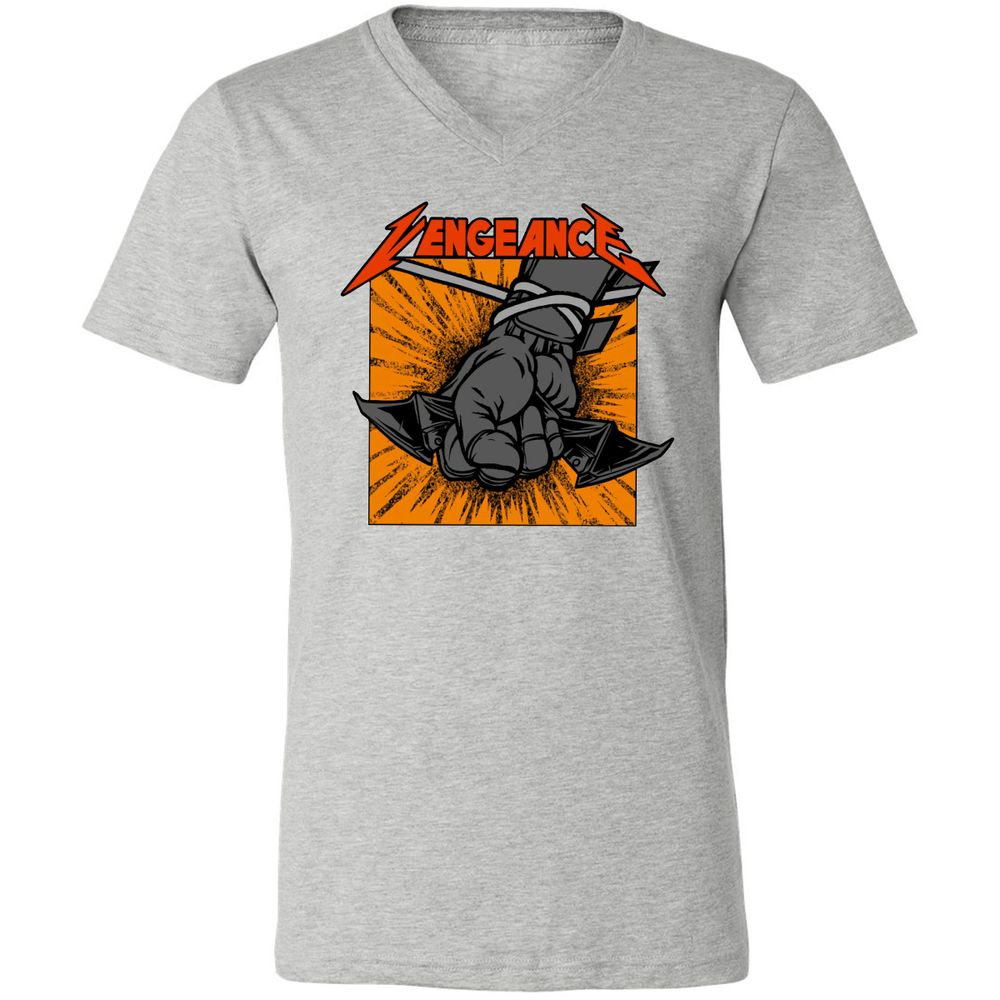 Unisex V-Neck T-Shirt - 2LTDYQWC - Athletic Heather - 7