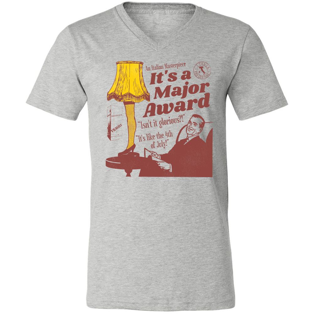 A Christmas Story Leg Lamp - Athletic Heather - 7