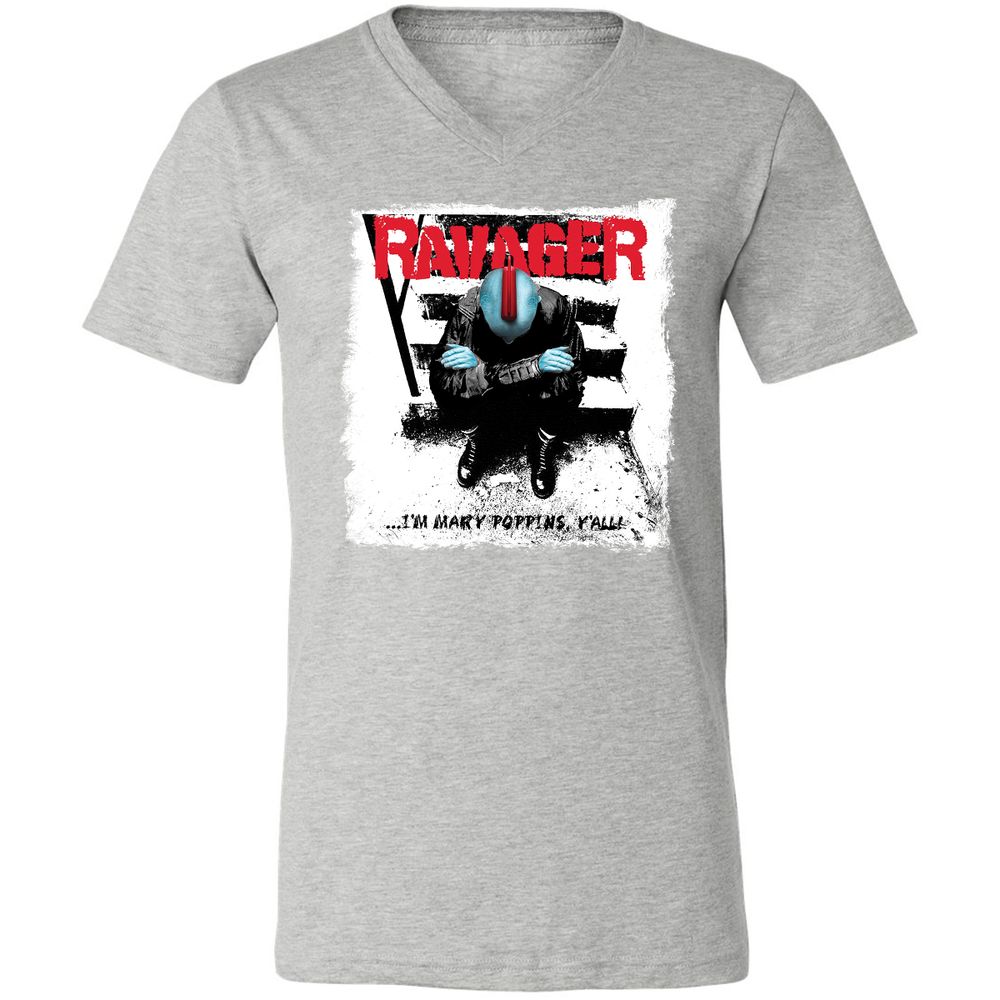 Unisex V-Neck T-Shirt - N2ZEES4V - Athletic Heather - 7