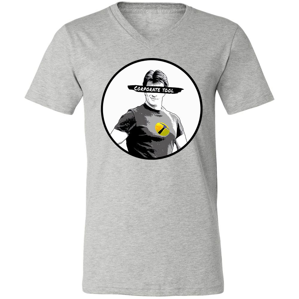 Unisex V-Neck T-Shirt - JAVDXXLA - Athletic Heather - 7