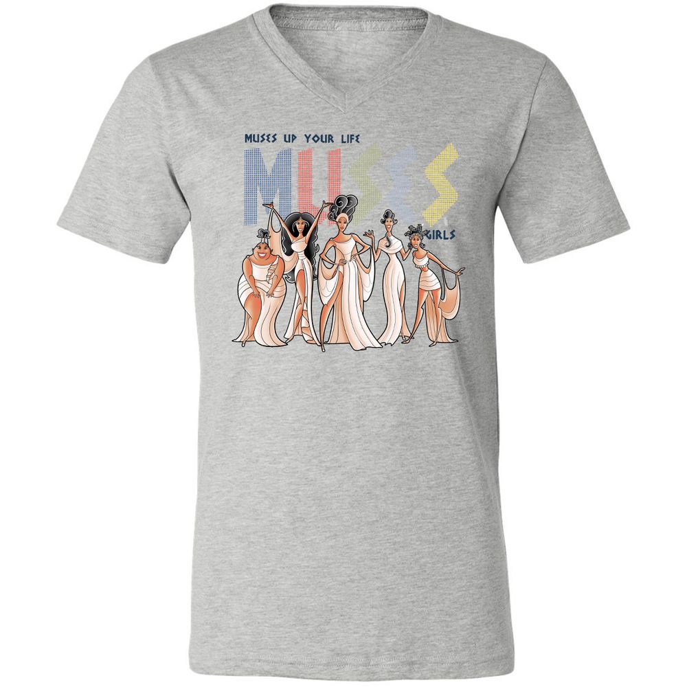 Unisex V-Neck T-Shirt - KL3G6MM6 - Athletic Heather - 7