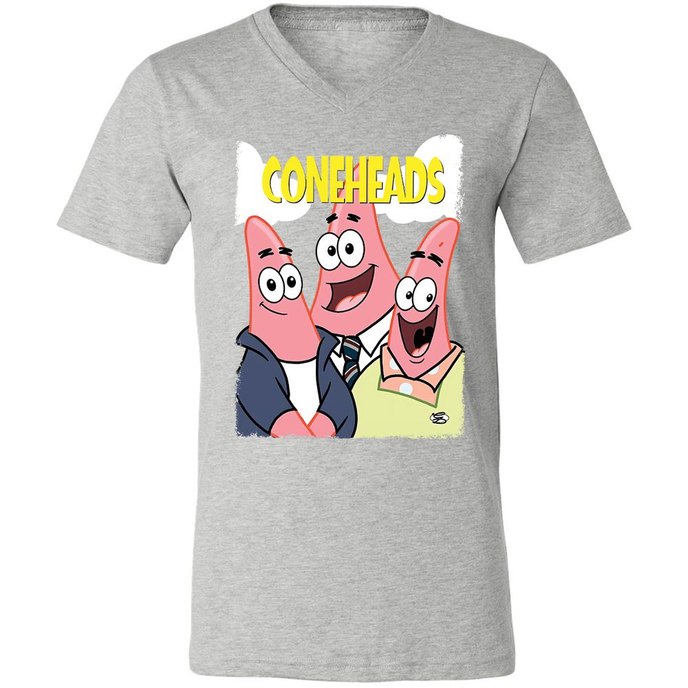 Unisex V-Neck T-Shirt - 9VHB1SBE - Athletic Heather - 7