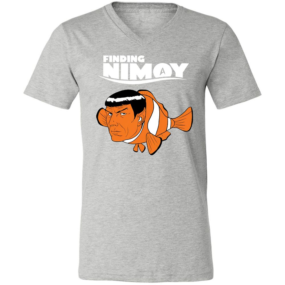 Unisex V-Neck T-Shirt - 3S12RJ3G - Athletic Heather - 7