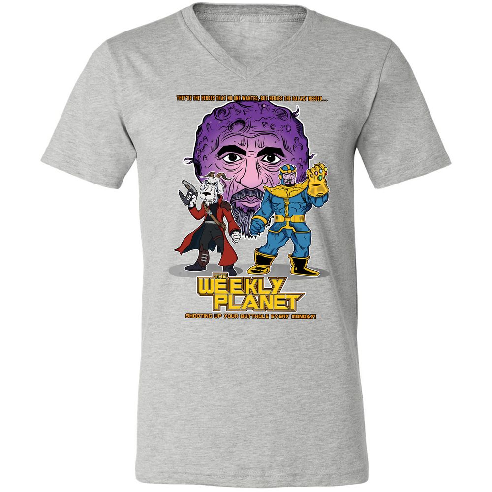 Unisex V-Neck T-Shirt - EJ983W2B - Athletic Heather - 7