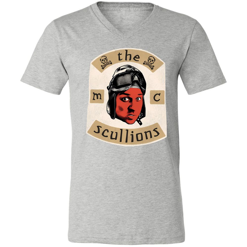 Unisex V-Neck T-Shirt - U55SWYSS - Athletic Heather - 7