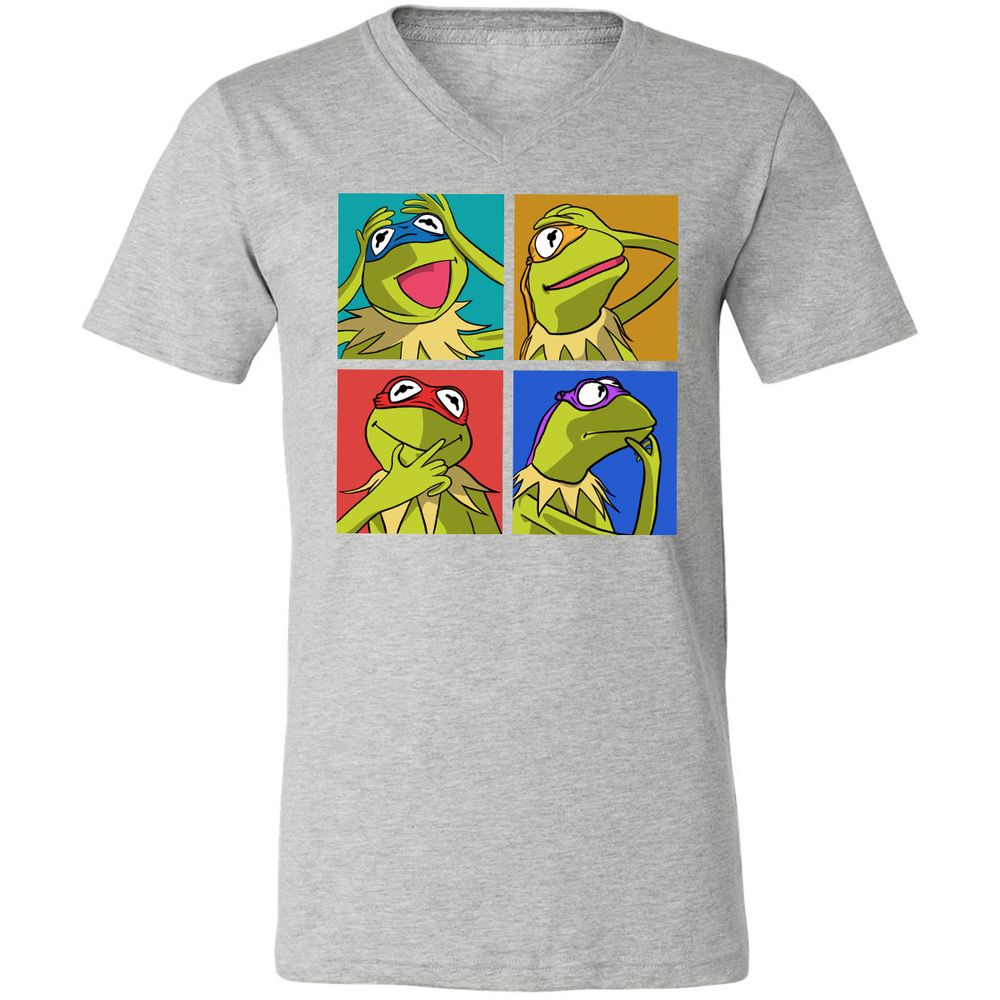 Unisex V-Neck T-Shirt - AVP34FVM - Athletic Heather - 7