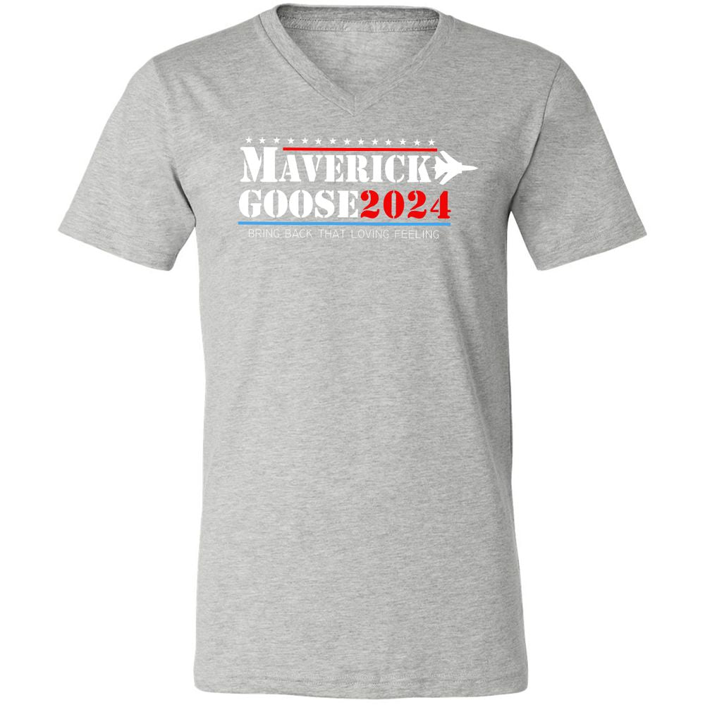 Unisex V-Neck T-Shirt - 48KBFBVS - Athletic Heather - 7