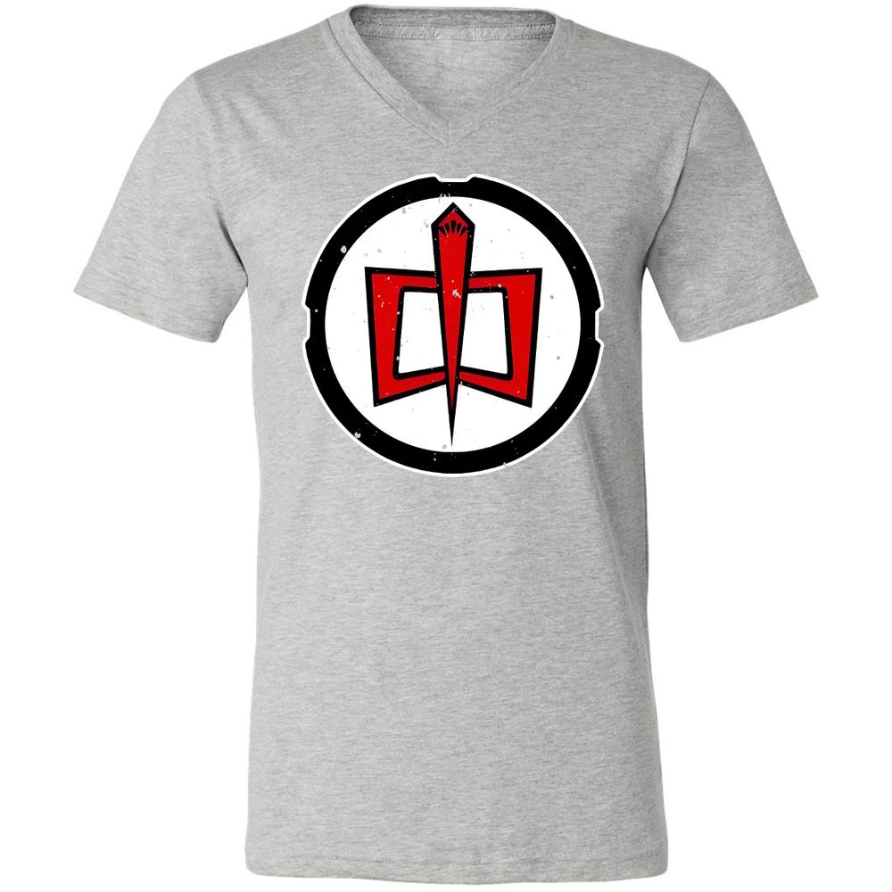 Unisex V-Neck T-Shirt - CHRFW4D6 - Athletic Heather - 7
