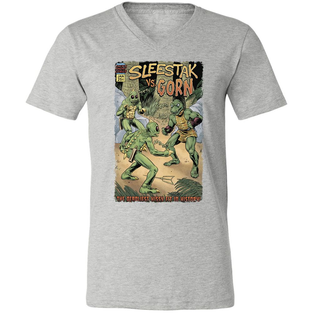 Unisex V-Neck T-Shirt - VZ78CVVW - Athletic Heather - 7