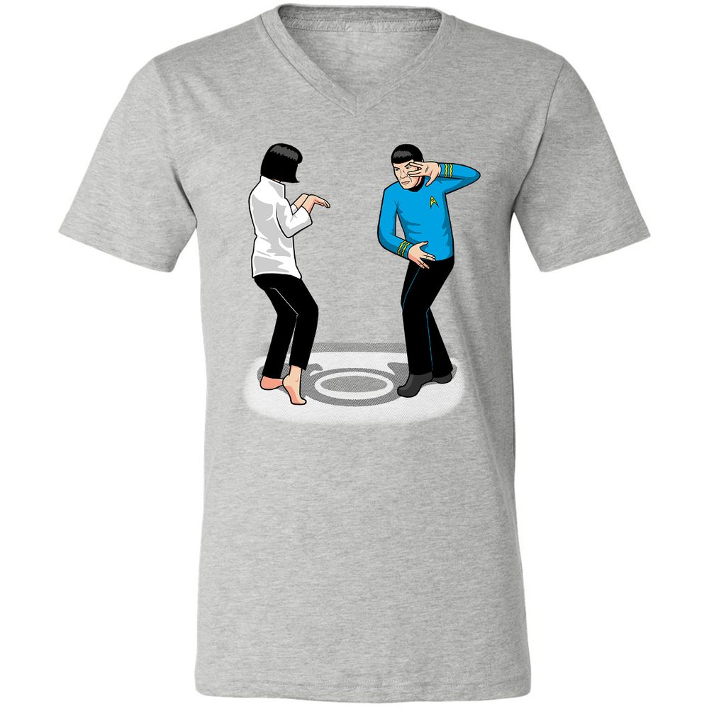 Unisex V-Neck T-Shirt - ANG83PSS - Athletic Heather - 7