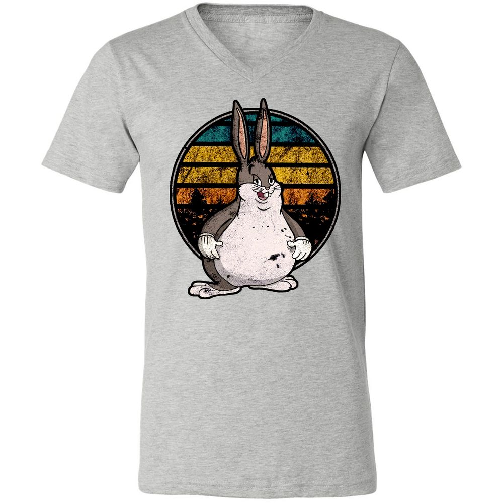 Unisex V-Neck T-Shirt - AMR9BWRT - Athletic Heather - 7